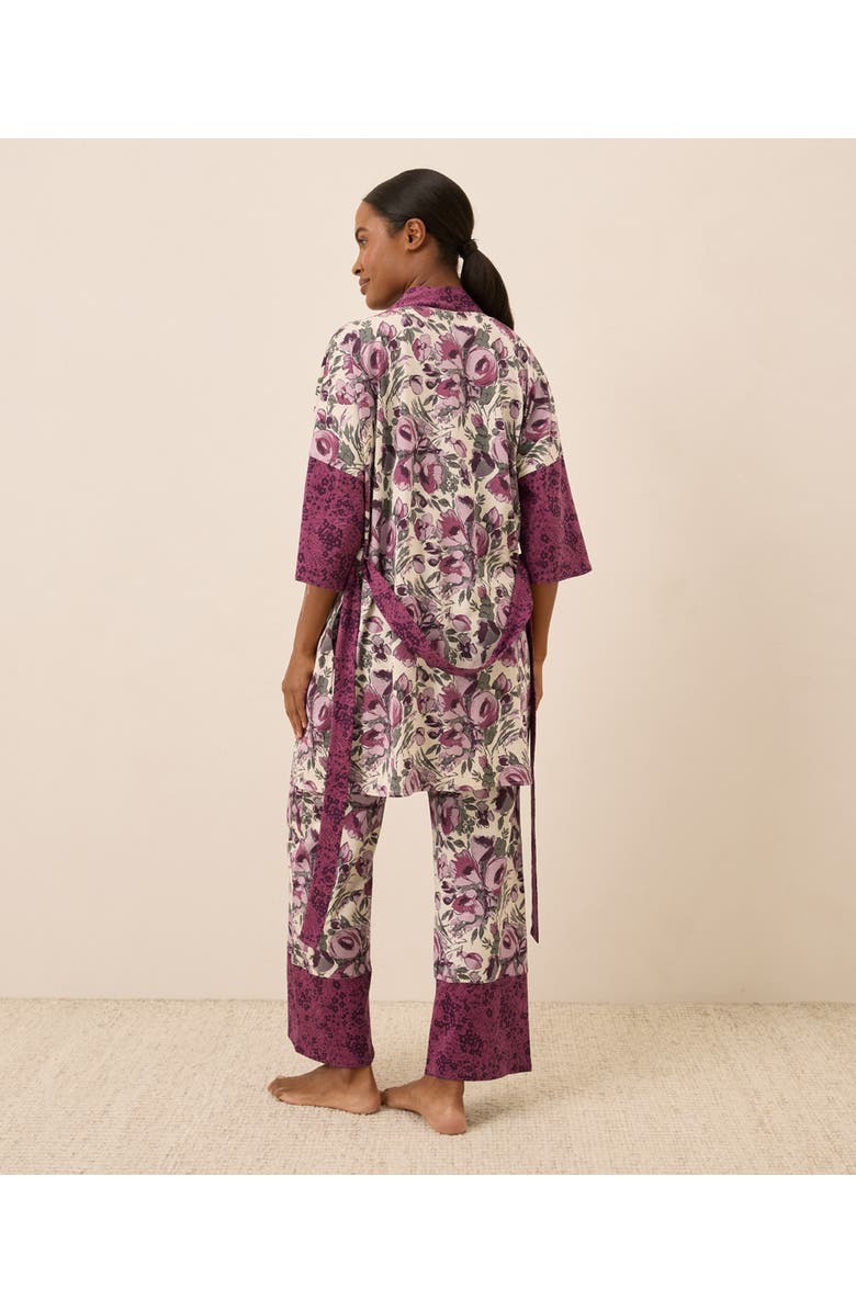 Pact Organic Staycation Sleep Pant, Alternate, color, Gathered Garden