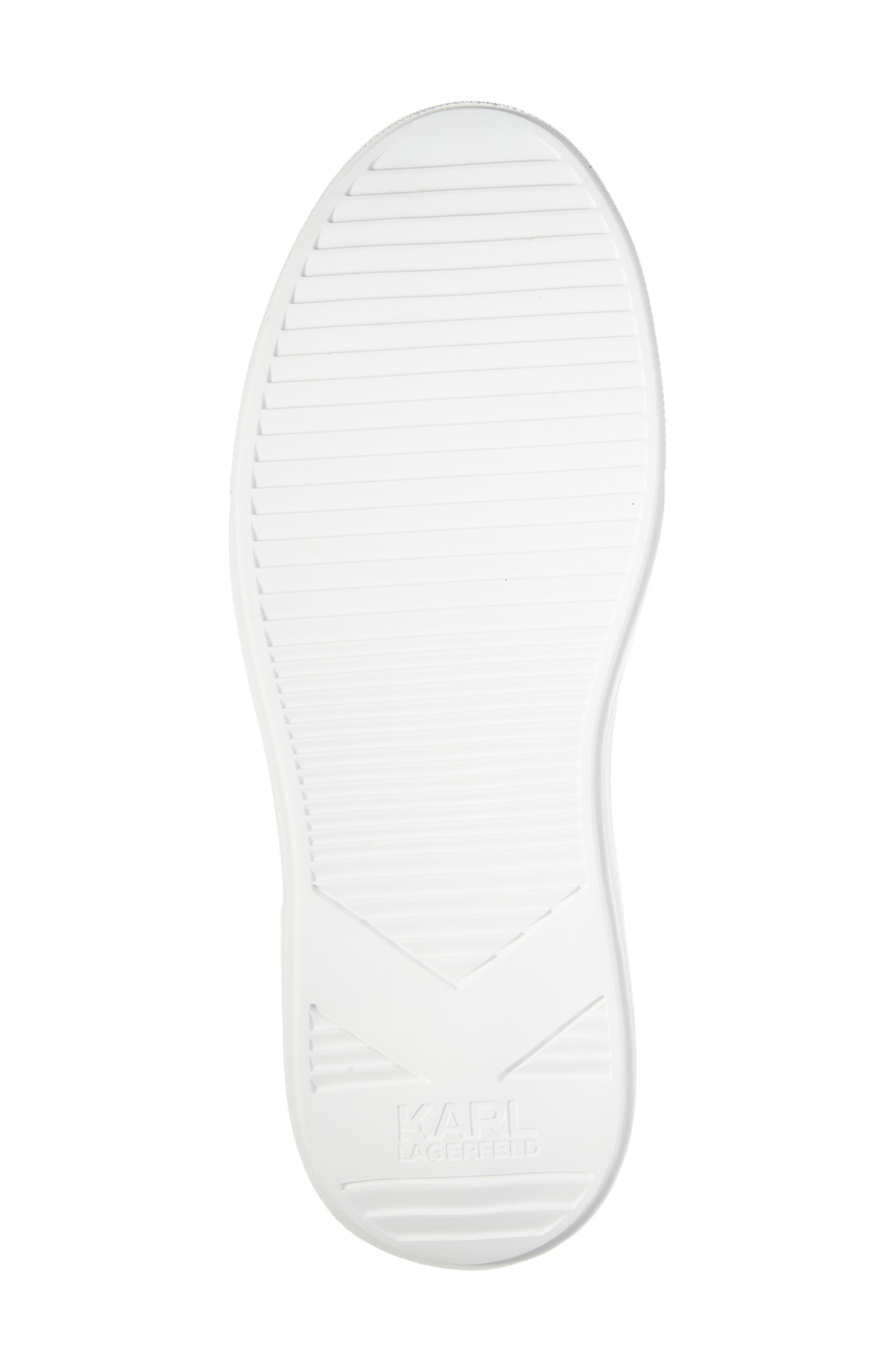 KARL LAGERFELD PARIS Plain Toe Sneaker, Alternate, color, Black