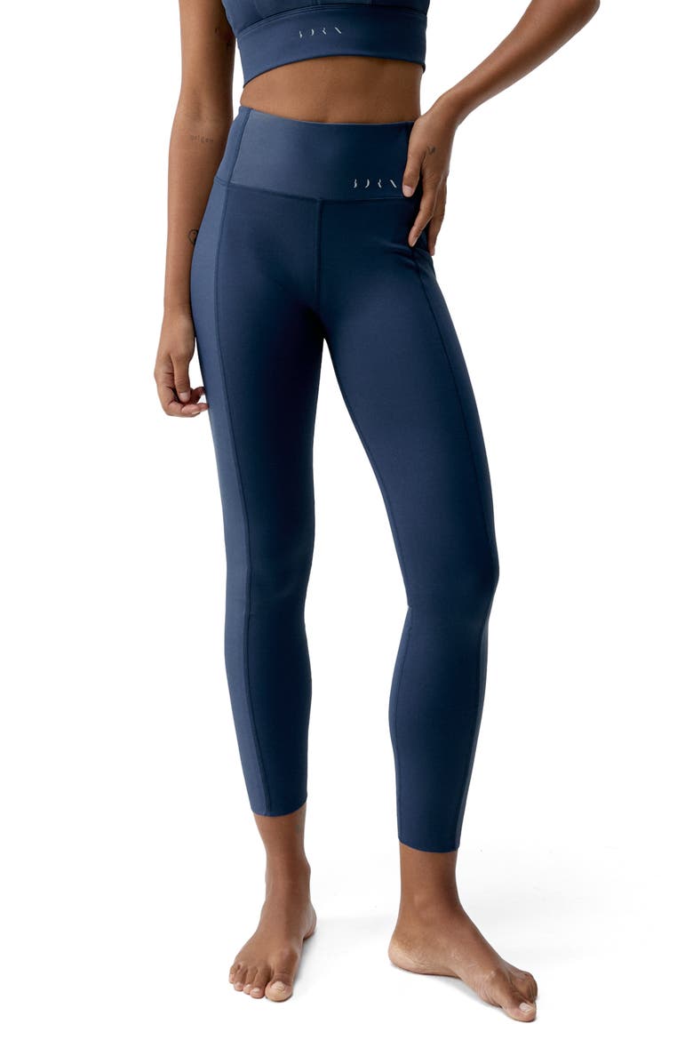 Maan 7/8 Performance High Rise Sport Legging, Main, color, Sailor Blue