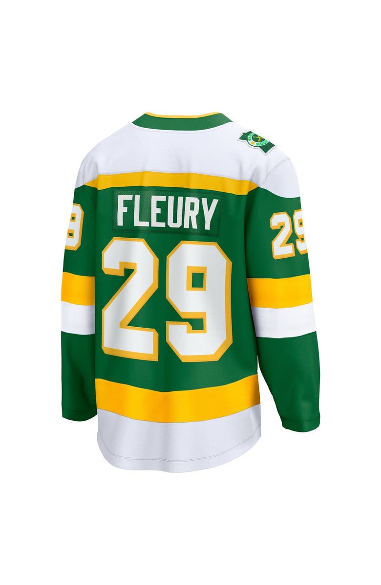 FANATICS Men's Fanatics Branded Marc-Andre Fleury Green Minnesota Wild Alternate Premier Breakaway Player Jersey, Alternate, color, 