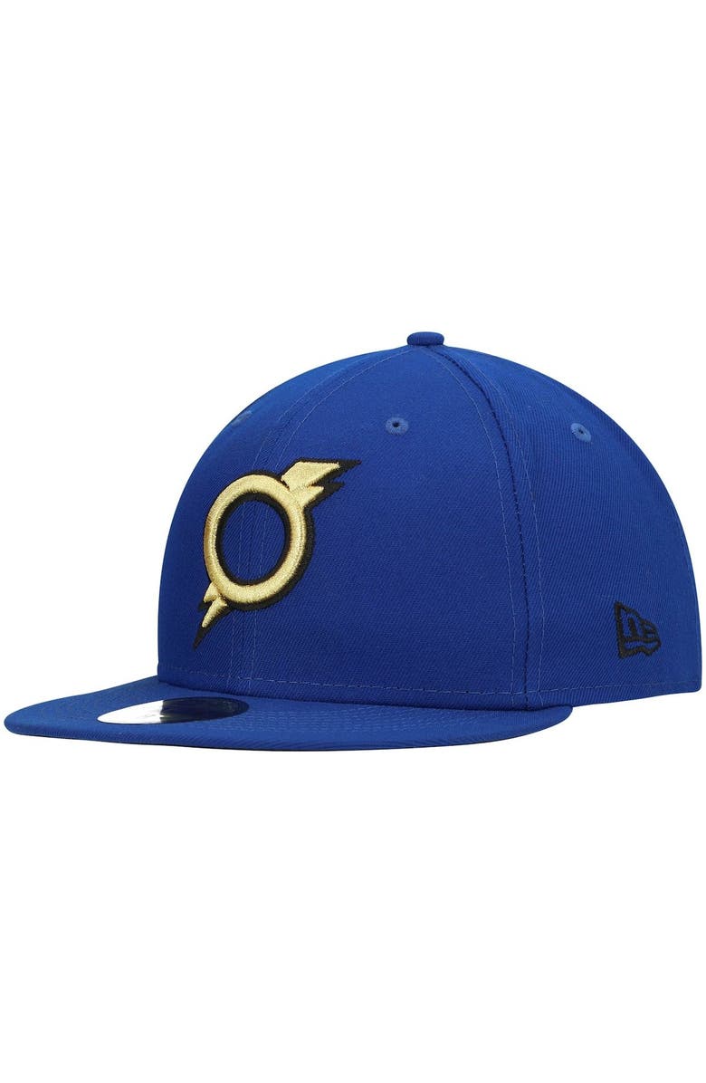 New Era Men's New Era Blue Omaha Storm Chasers Authentic Collection Team Alternate 59FIFTY Fitted Hat, Main, color, Blue