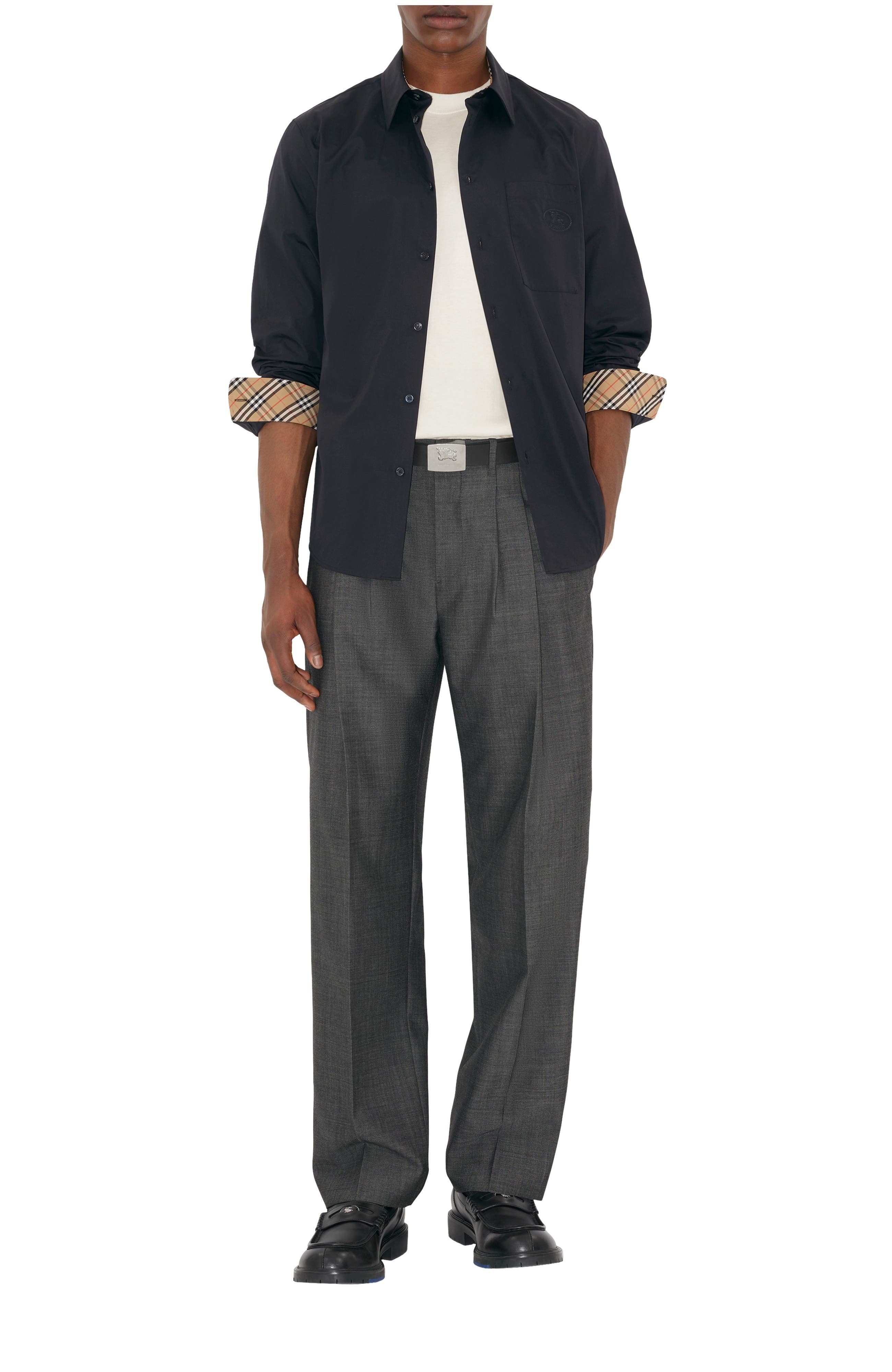 Cotton Poplin Shirt - image 3