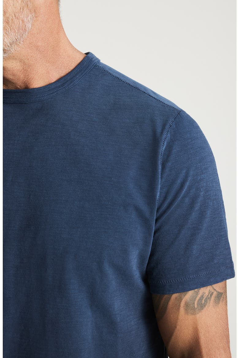 Slub Cotton Crewneck T-Shirt, Alternate, color, VINTAGE INDIGO