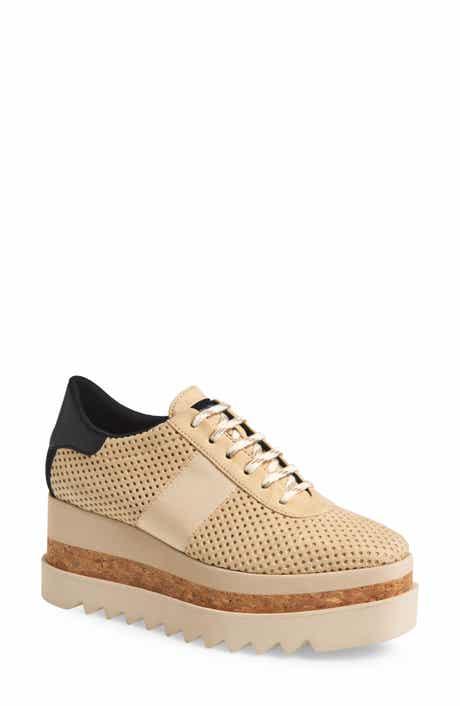 Stella McCartney Sneak-Elyse Platform Wedge Sneaker