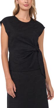 Vince Camuto Floral Jacquard Knit Tank