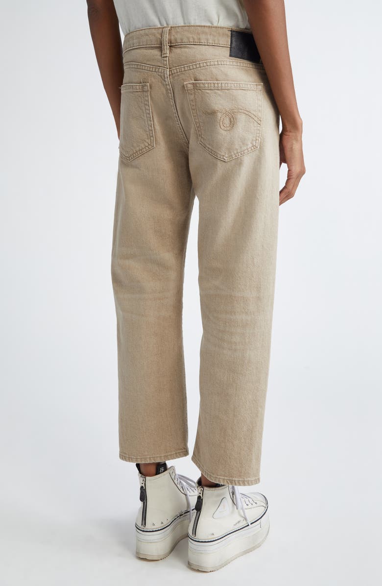 R13 Straight Leg Boy Crop Jeans, Alternate, color, 