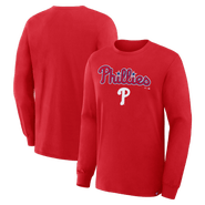 FANATICS Men's Fanatics Red Philadelphia Phillies Lock-Up Legacy Long Sleeve T-Shirt