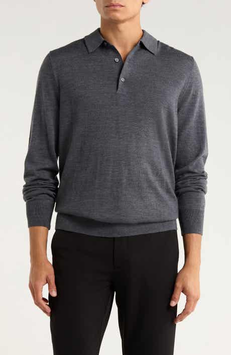Brooks Brothers Swift Merino Wool Long Sleeve Polo
