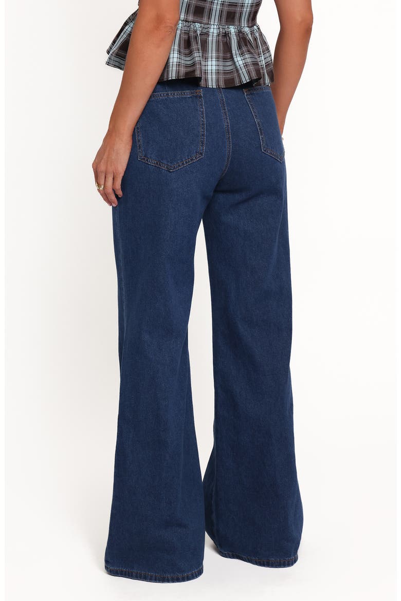 Sellie High Waist Flare Leg Jeans, Alternate, color, INDIGO BLUE