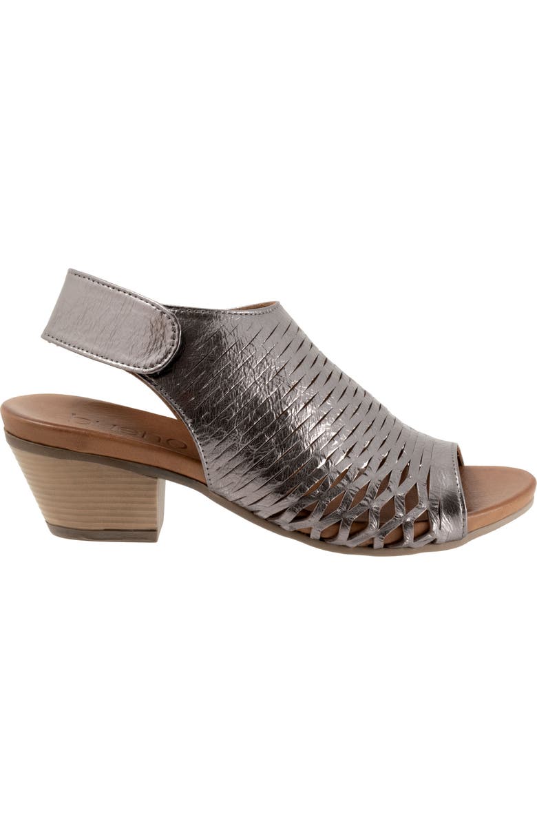 Bueno Lacey Slingback Sandal, Alternate, color, Pewter Metallic