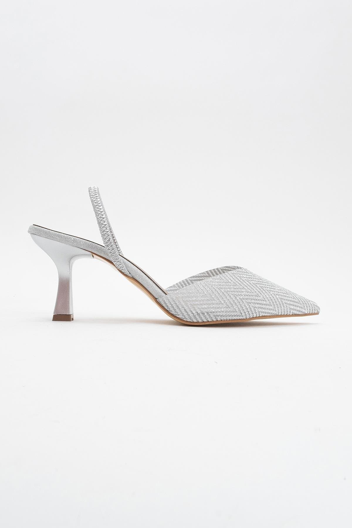 Renos Pointed Toe Pump, Alternate, color, Silver