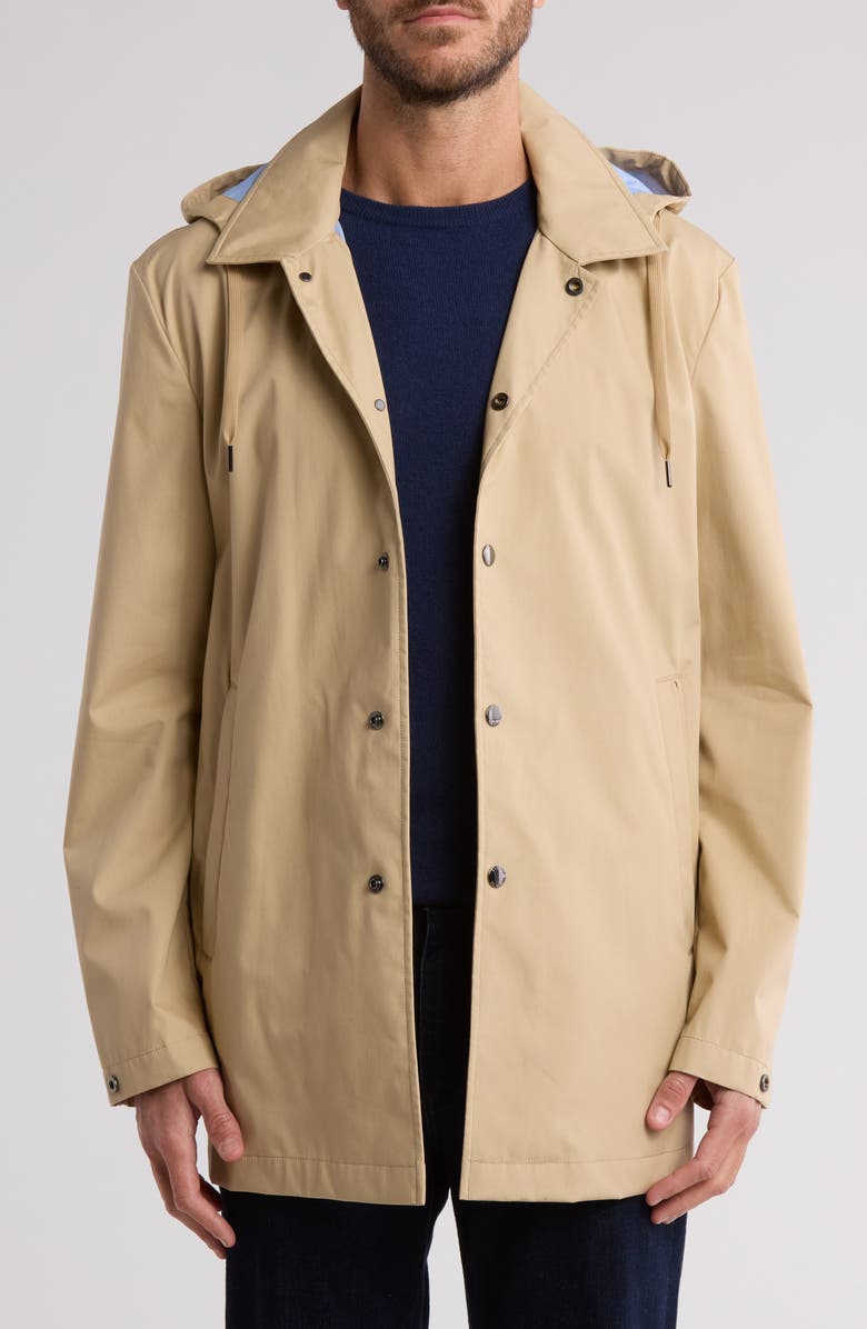 DIGEL Preston Hooded Jacket, Main, color, Beige