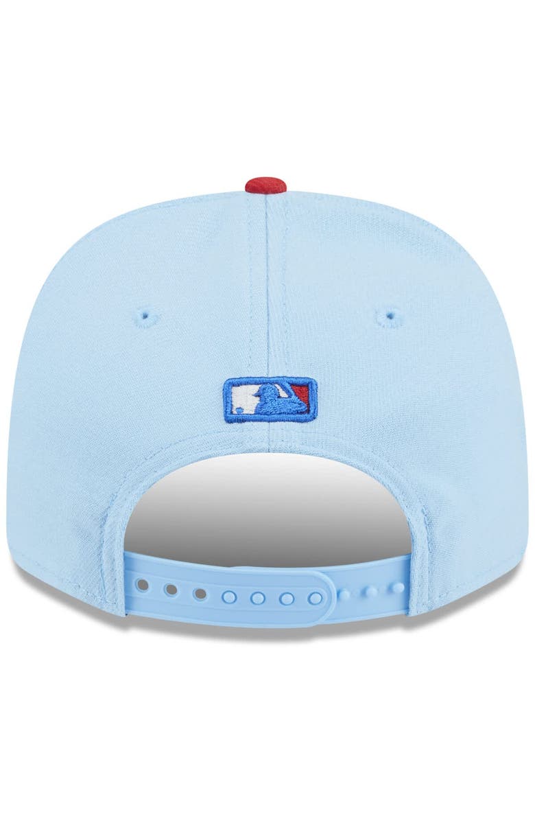 New Era Men's New Era Light Blue/Red Los Angeles Angels 2025 Fourth of July 9SEVENTY Adjustable Hat, Alternate, color, 
