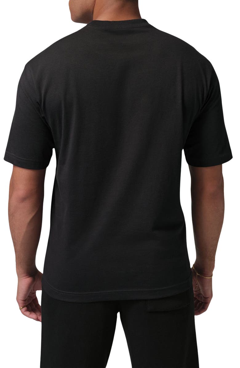 Jordan MJ Hands Short Sleeve Crewneck Graphic T-Shirt, Alternate, color, Off Noir/ Infrared