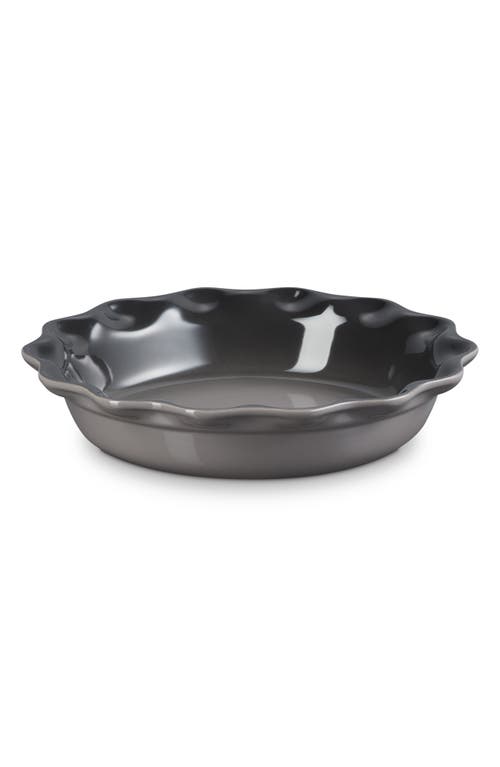 Le Creuset Stoneware Heritage Pie Dish & Fluted Loaf Pan Set In Oyster