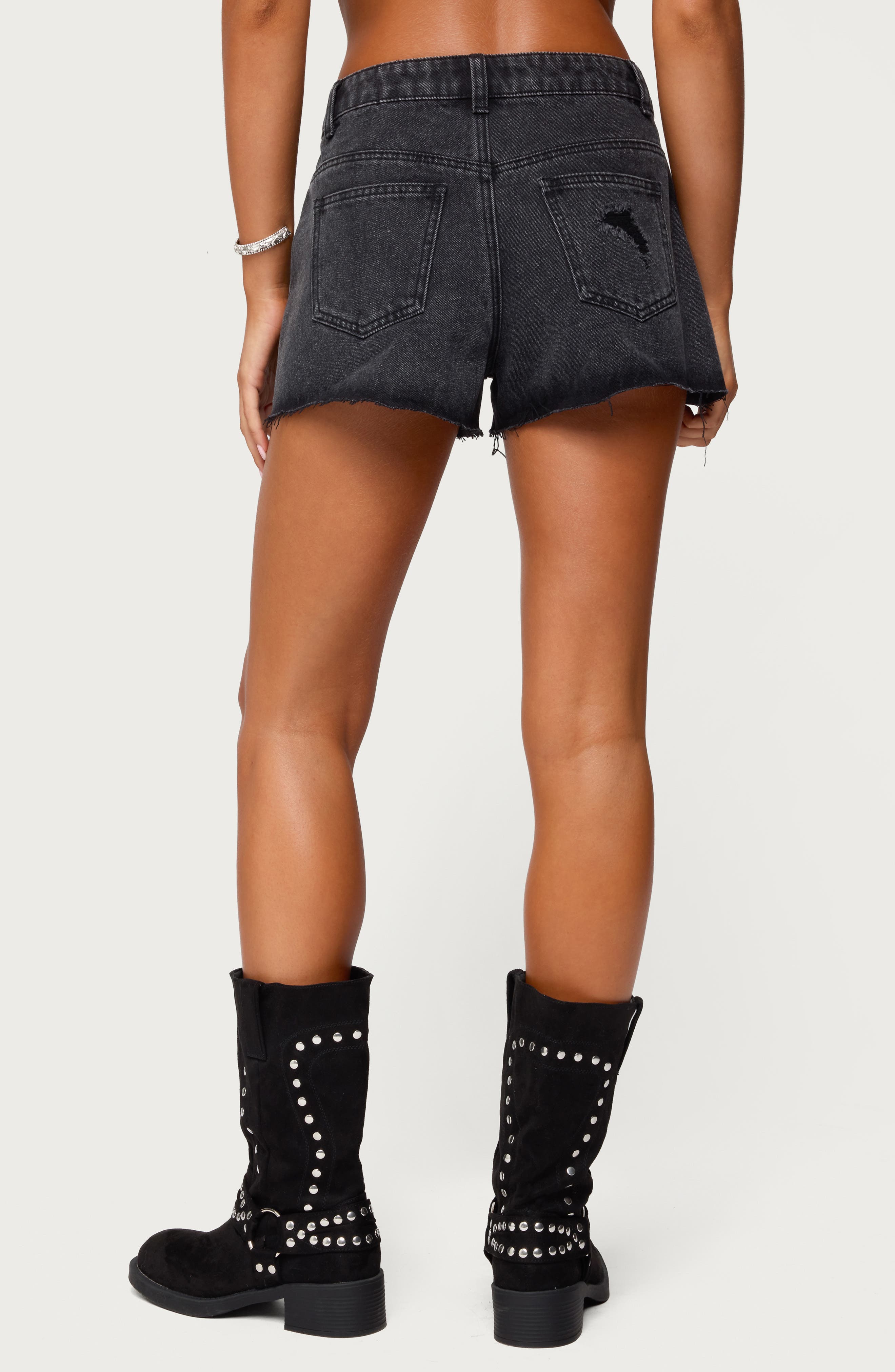 Fern Cutoff Denim Shorts - image 2