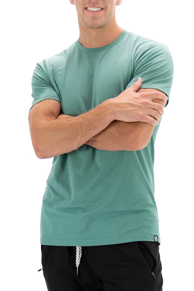 Roberts Short Sleeve Sleep Tee, Alternate, color, INDIGO