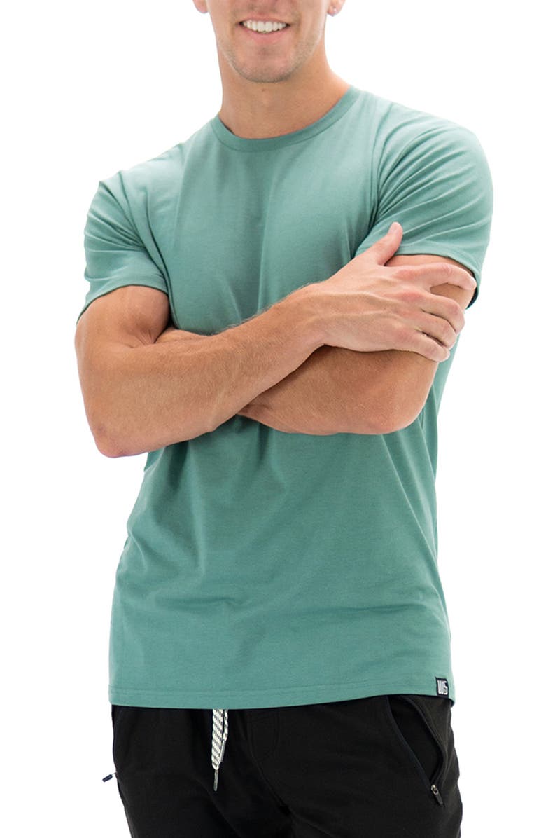 WARRIORS AND SCHOLARS Roberts Short Sleeve Sleep Tee, Alternate, color, Indigo