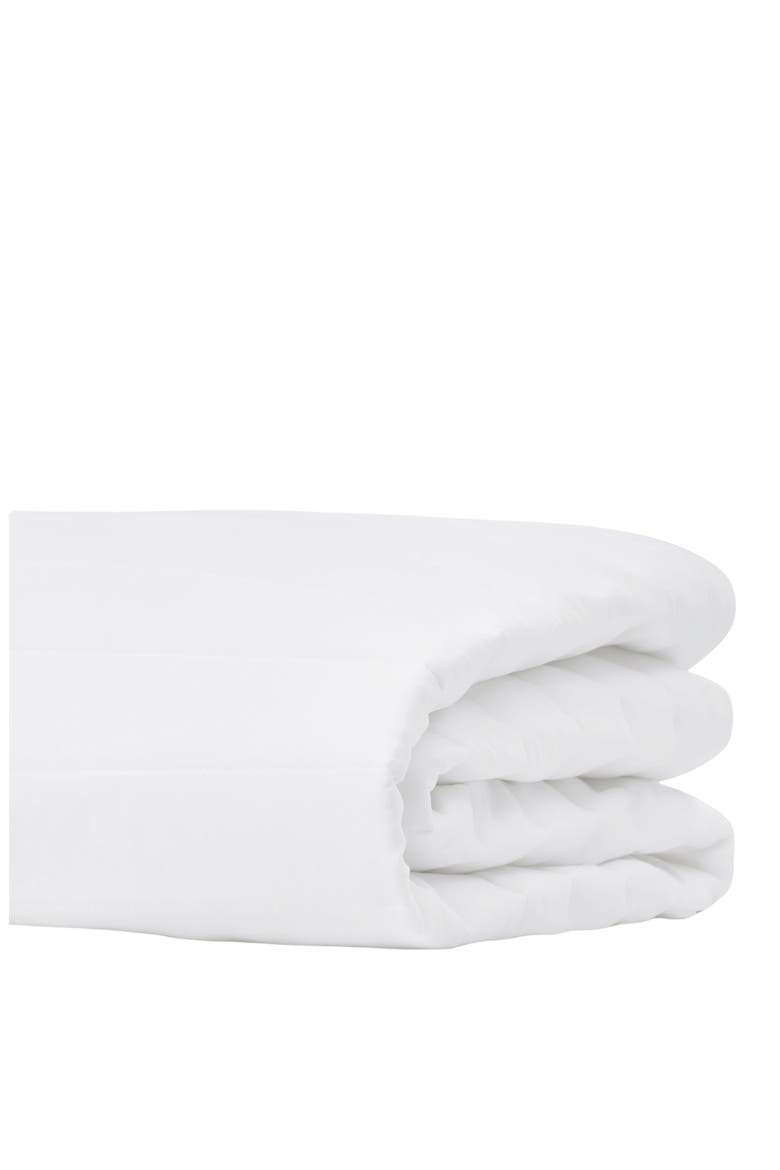 Fitted Mattress Protector, Main, color, WHITE