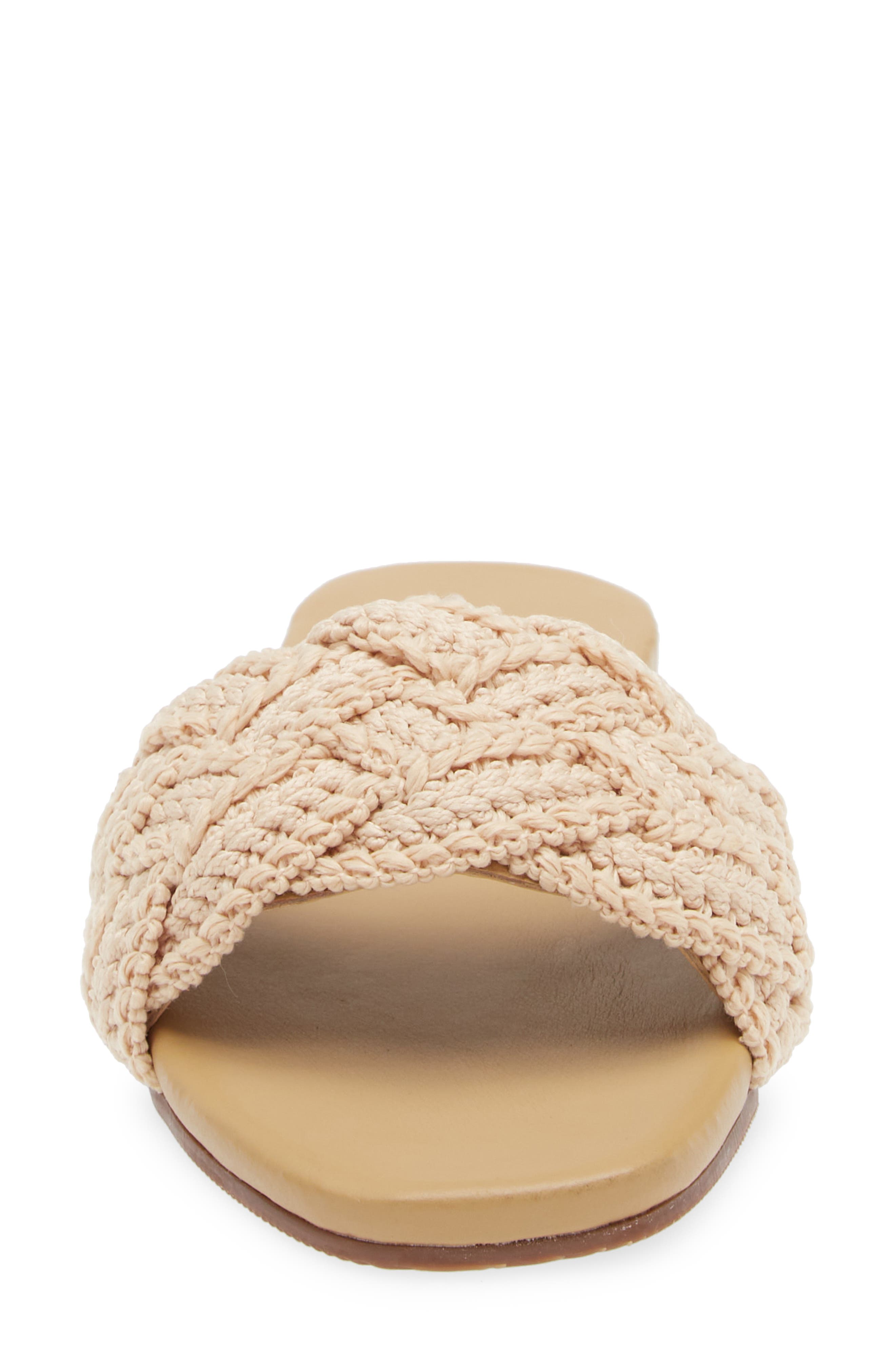 Pansy Slide Sandal, Alternate, color, NATURAL