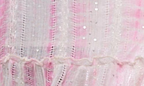 Ranee's Ranees Long Sleeve Maxi Dress In Baby Pink