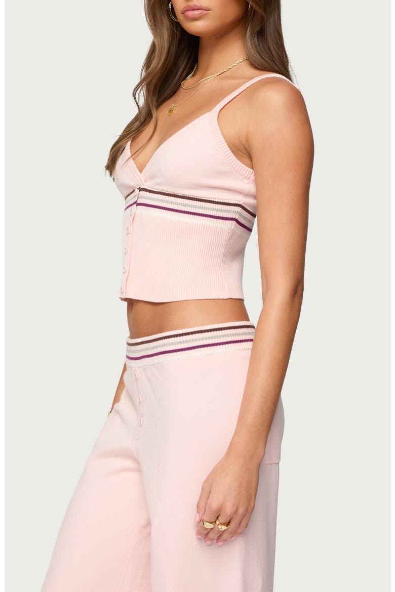 Miya Stripe Rib Tank, Alternate, color, LIGHT-PINK