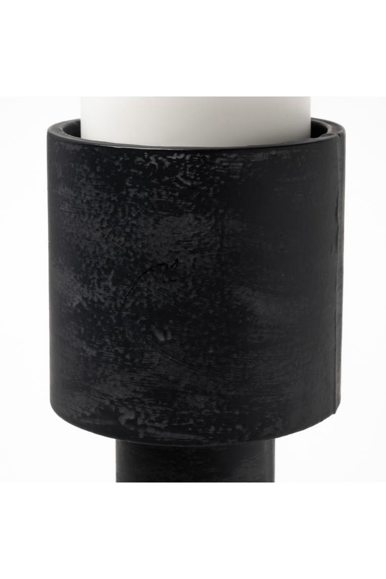 Bolton I Set of 2 Metal Table Candle Holders, Alternate, color, Black
