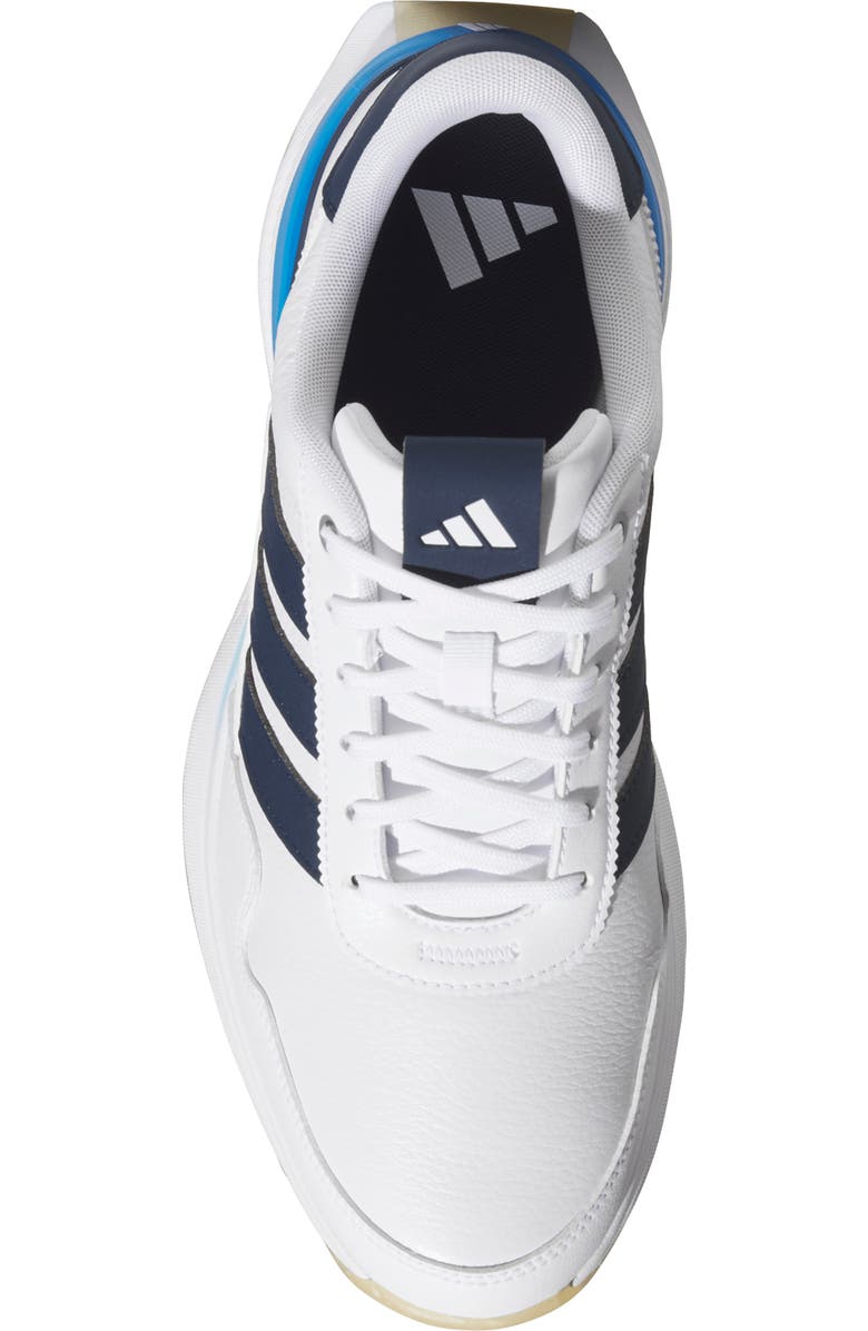 adidas S2G 26 Waterproof Spikeless Golf Shoe, Alternate, color, White/ Navy/ Blue
