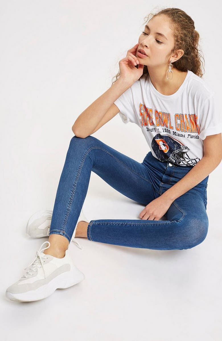 Topshop Joni High Waist Skinny Jeans, Alternate, color, 