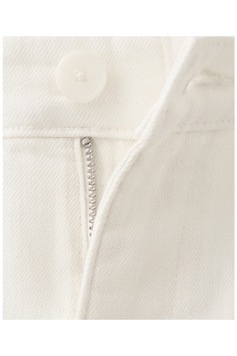 Relaxed Fit Cotton & Linen Jeans, Alternate, color, OFF WHITE