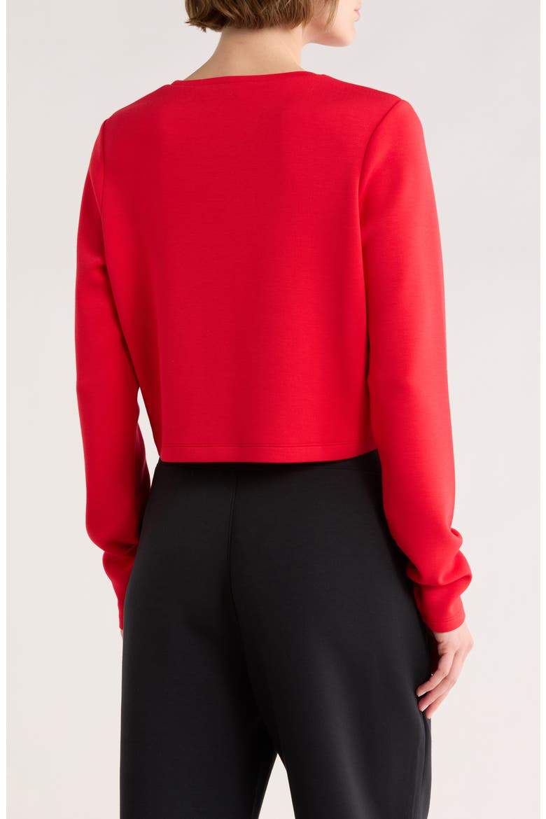 Long Sleeve Knit T-Shirt, Alternate, color, SPANX RED
