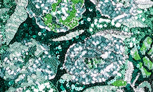 Helsi Monique Sequin Strapless Gown In Green