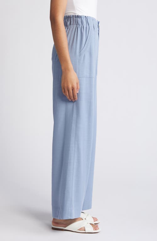 Wit & Wisdom Sky Rise Wide Leg Pants In Horizon Blue