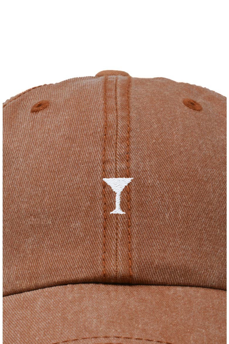 Lil Martini Dad Cap, Alternate, color, Washed Orange