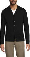 Lands' End School Uniform  Cotton Modal Button Front Cardigan Sweater