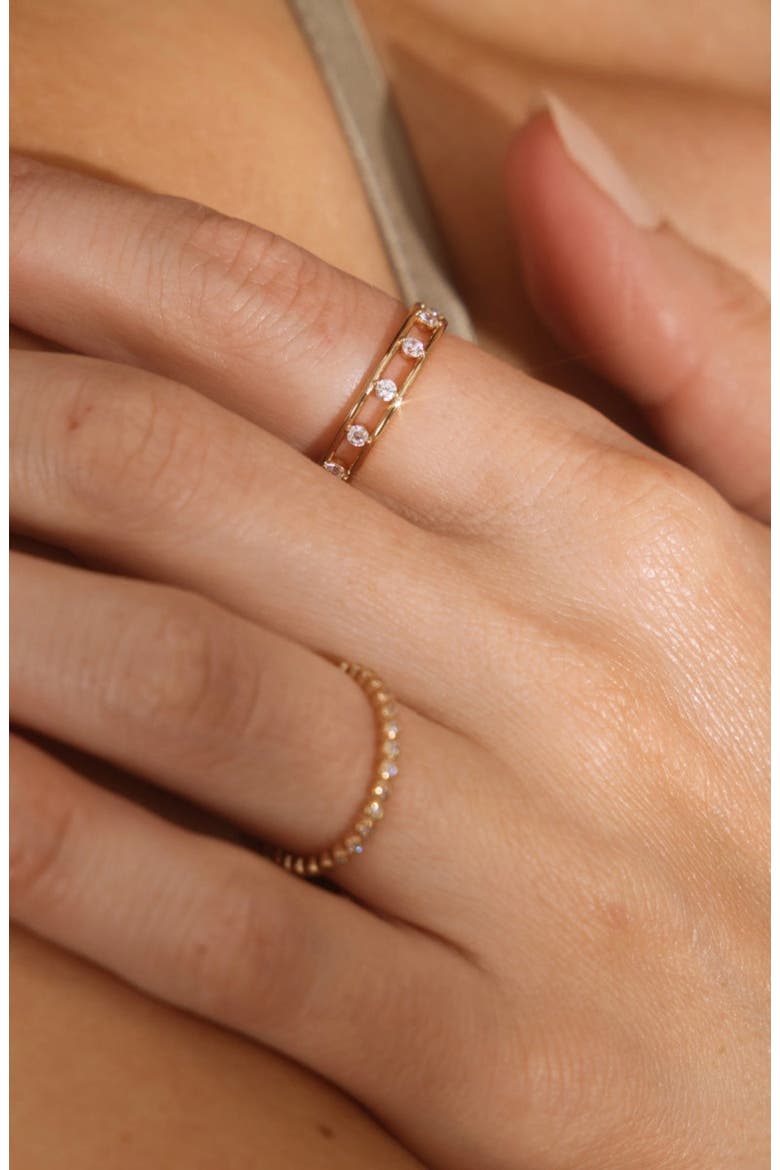 Dew Drop Stacking Ring, Alternate, color, Silver