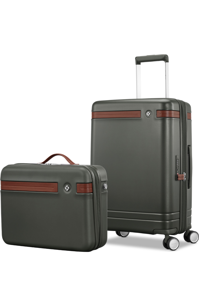 Samsonite Virtuosa Train Case & Carry On 2-Piece Set, Main, color, Green