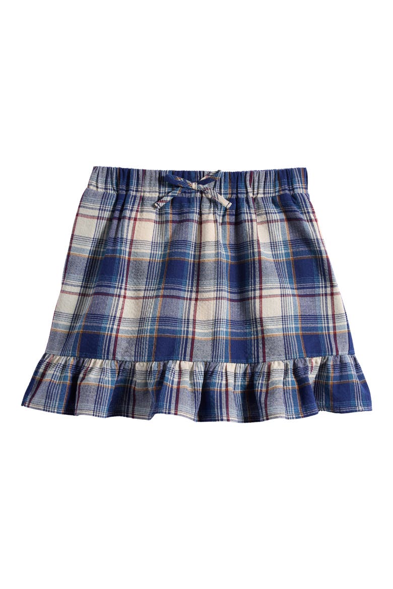 Kids Plaid Skirt, Main, color, BLUE MULTI