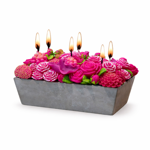 Floral Fusion Arrangement Candle