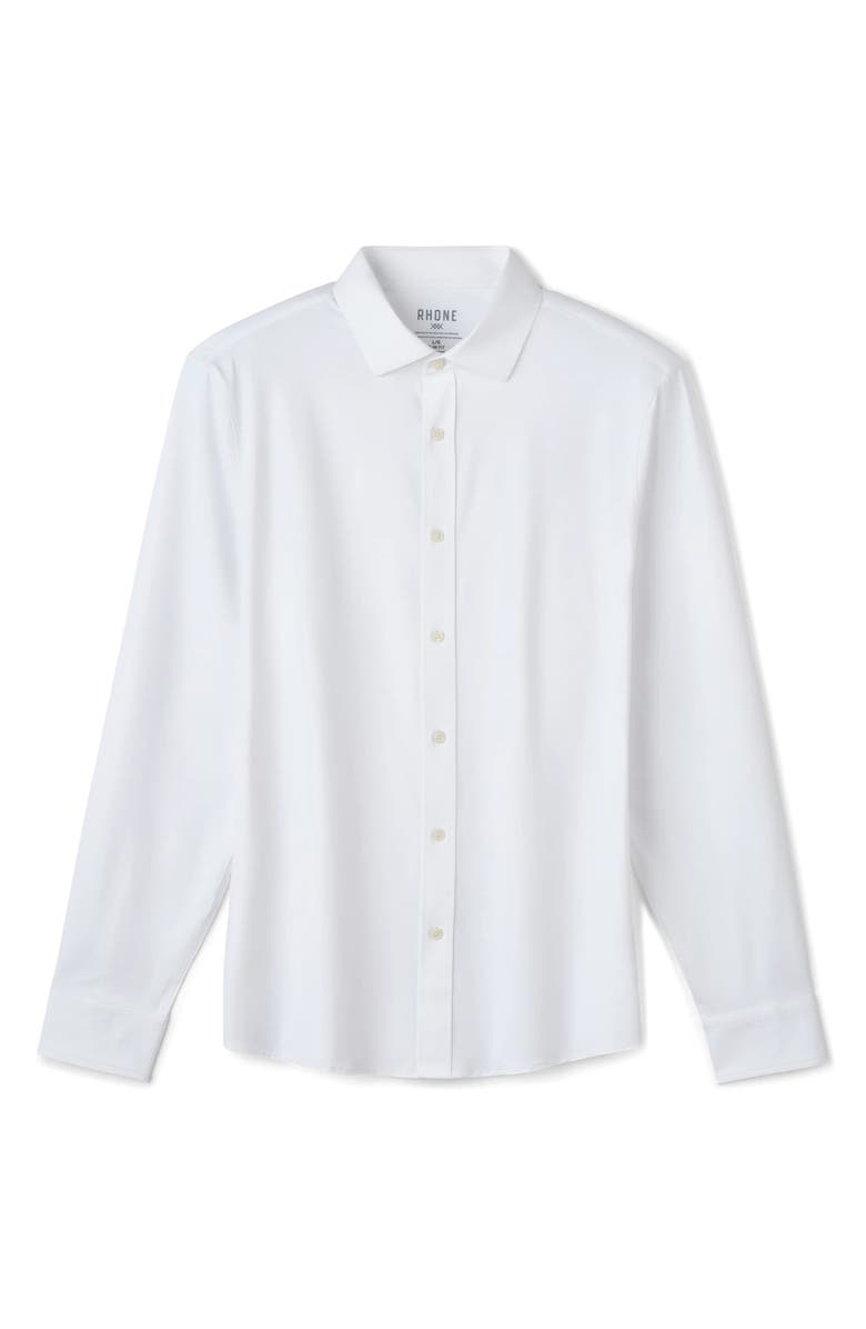 Rhone Commuter Slim Fit Performance Button-Up Shirt, Alternate, color, Business White