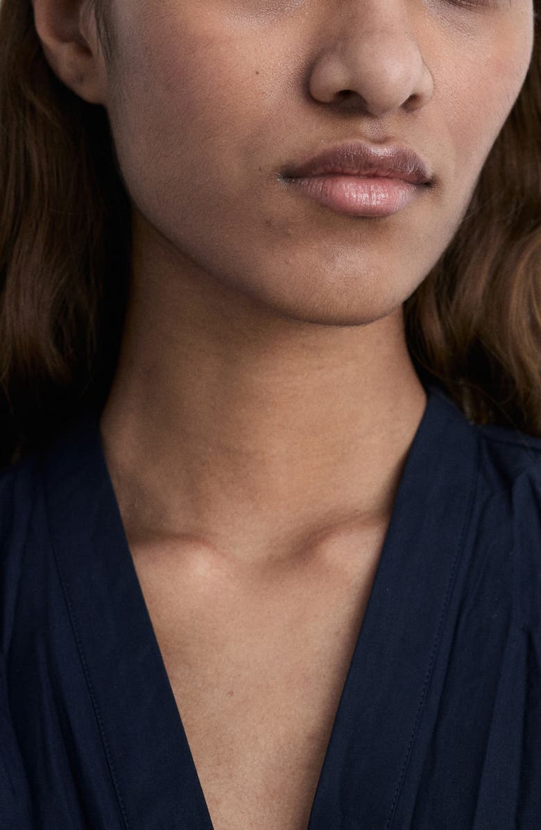 MANGO Textured Tie Front Dress, Alternate, color, 