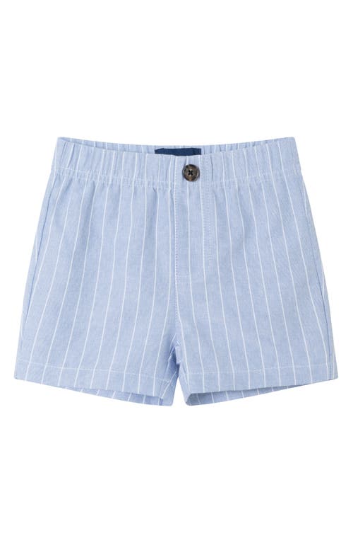 Andy & Evan Vest Bodysuit, Suit Shorts & Bow Tie Set In Chambray