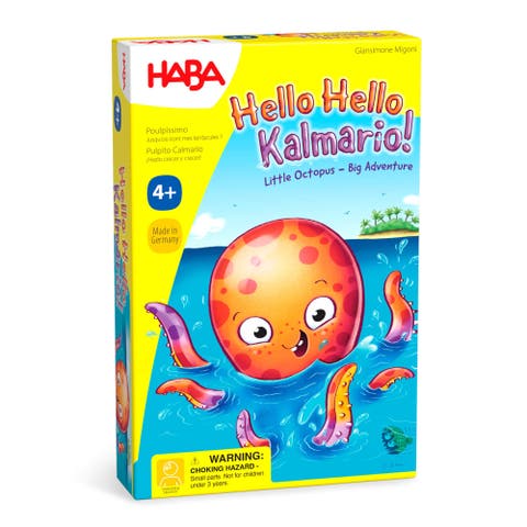 Hello Hello Kalamario Ages 4+ Fun Octopus Toy Board Game for Kids and Puzzle Games - Family Games for Family Game Night and Classroom Games