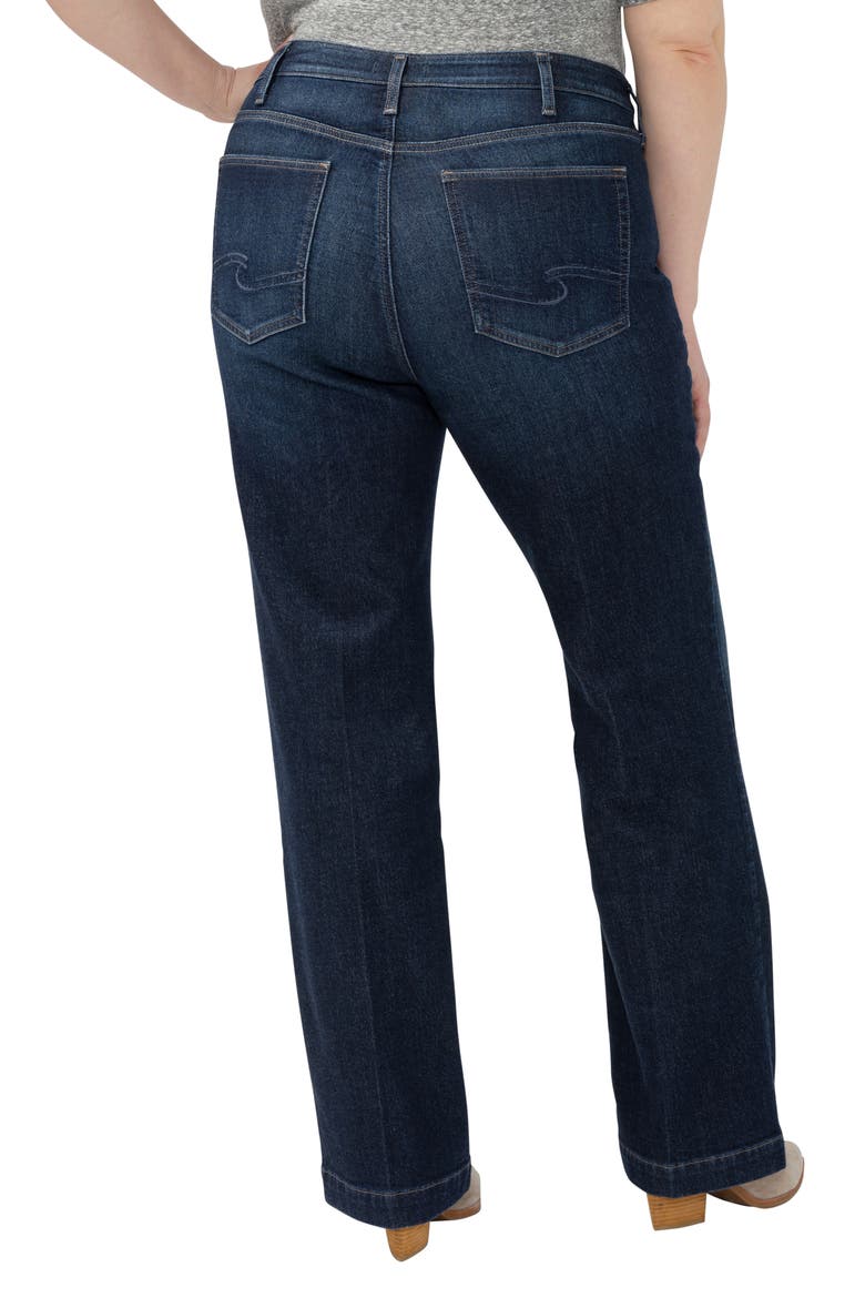 Avery High Waist Wide Leg Trouser Jeans, Alternate, color, ANALOG