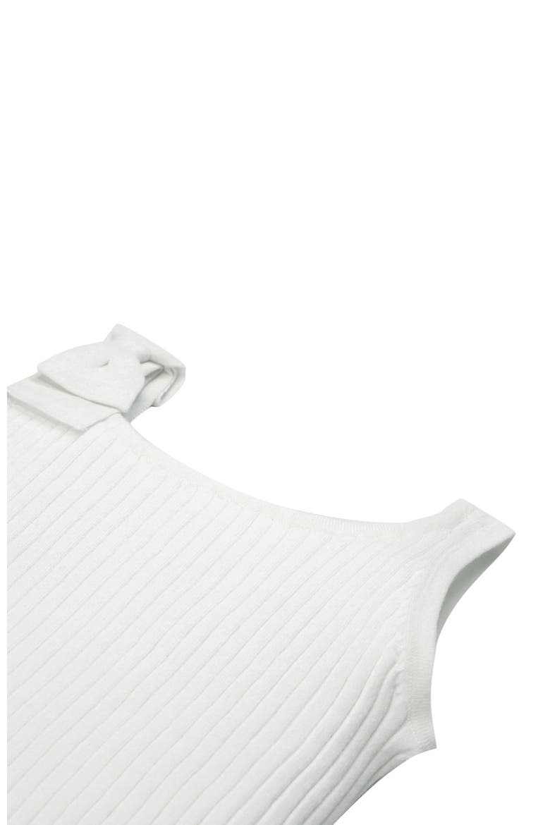 Girls' Bow Sweater Tank, Kids, Alternate, color, White