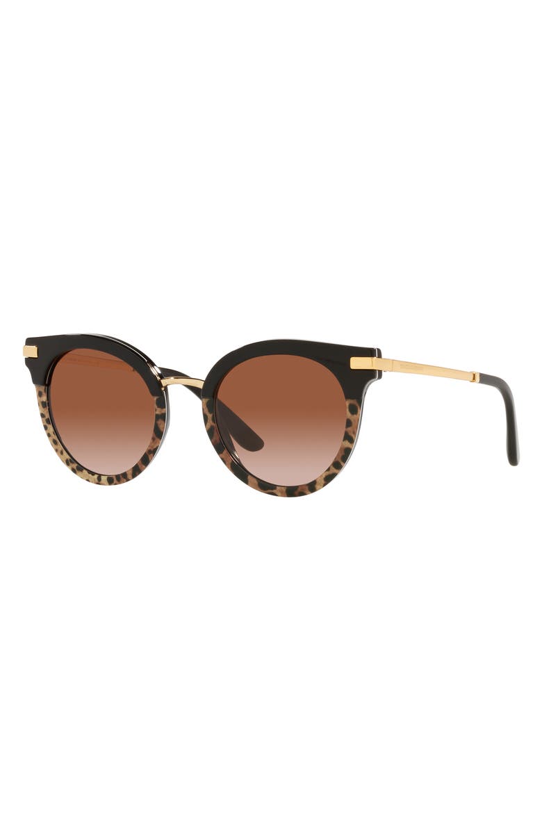 Dolce&Gabbana 50mm Phantos DNA Sunglasses, Alternate, color,