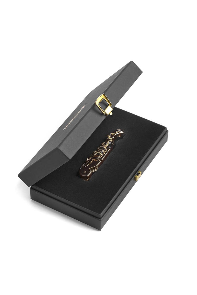 Classic Wine Opener Snake with Luxury Box, Alternate, color, Snake Black