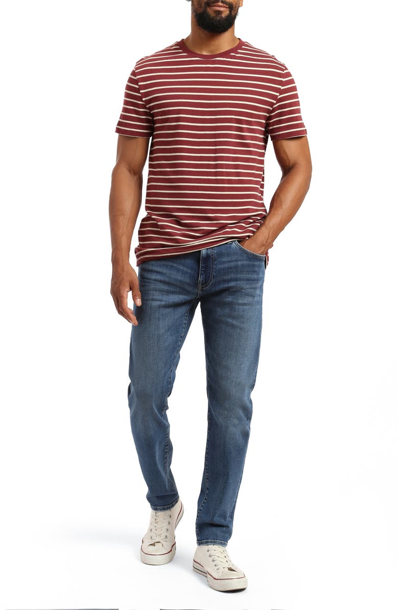 Mavi Jeans Zach Straight Leg Jeans, Alternate, color, Ocean Organic Vintage