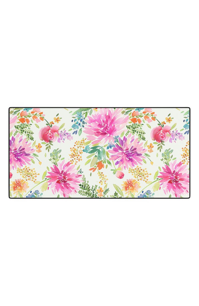 Deny Designs Spring Dahlia Desk Mat, Main, color, Pink