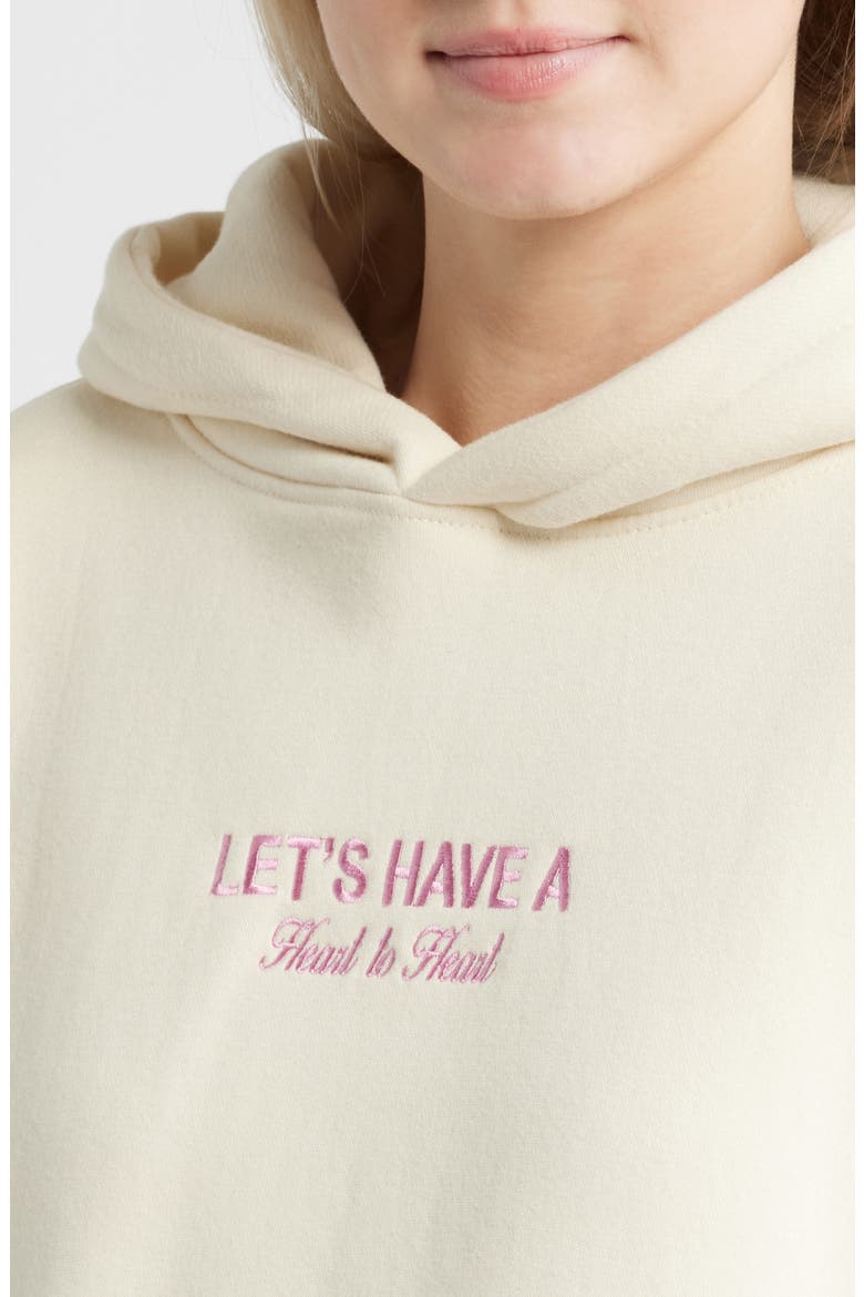 Heart to Heart Hoodie, Alternate, color, CREAM